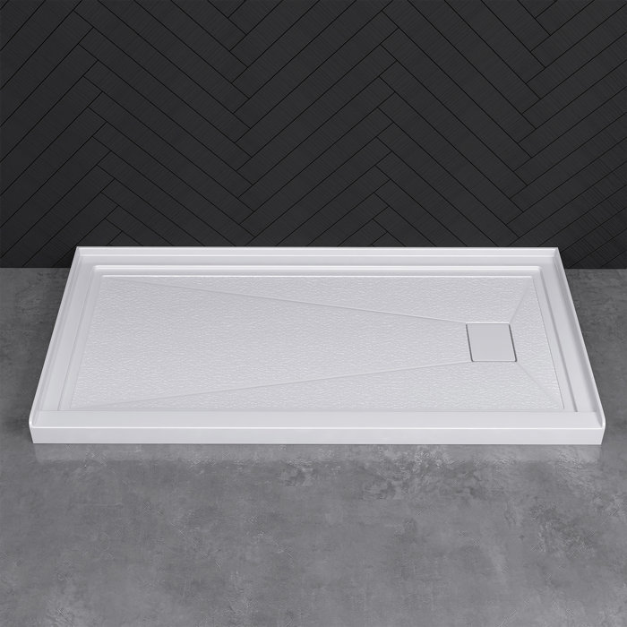 ZEAFIVE Shower Bases & Pans 72＂x36＂Single Threshold Shower Pan Base